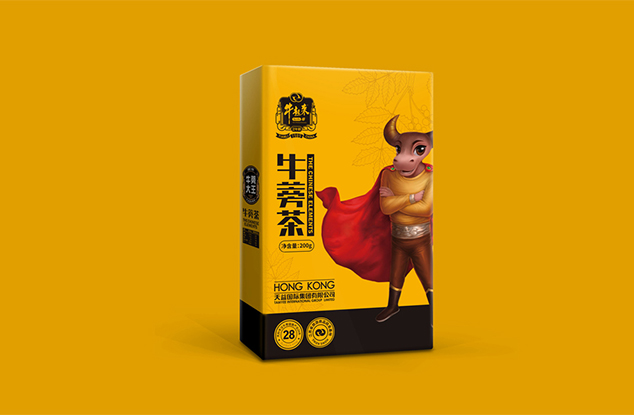 牛蒡茶包装设计