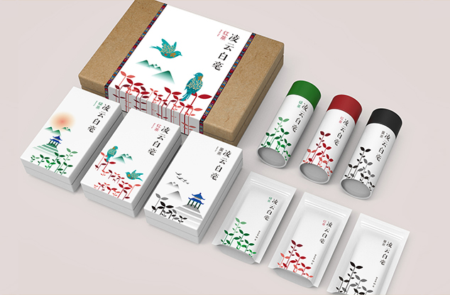 凌云白毫红茶包装盒设计