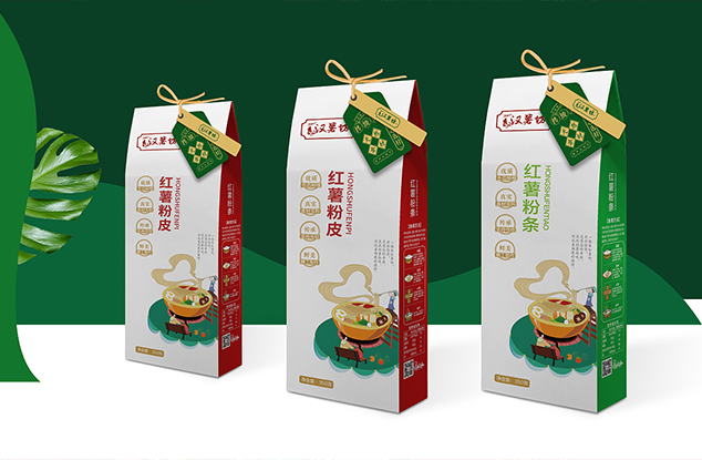红薯粉包装盒设计