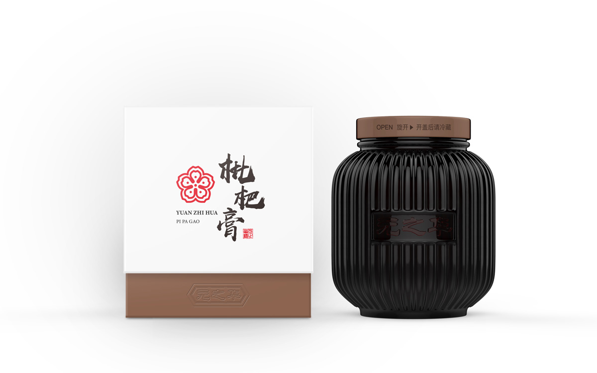 元之华枇杷膏包装设计