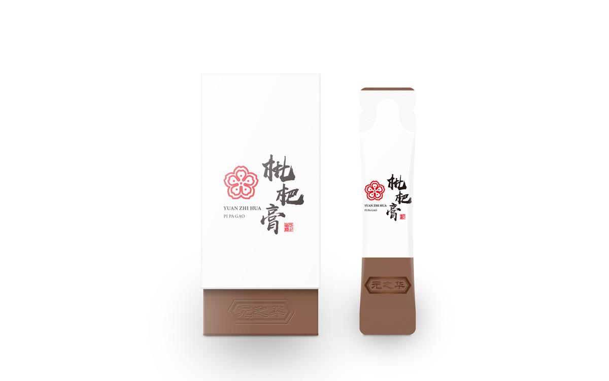 元之华枇杷膏包装设计