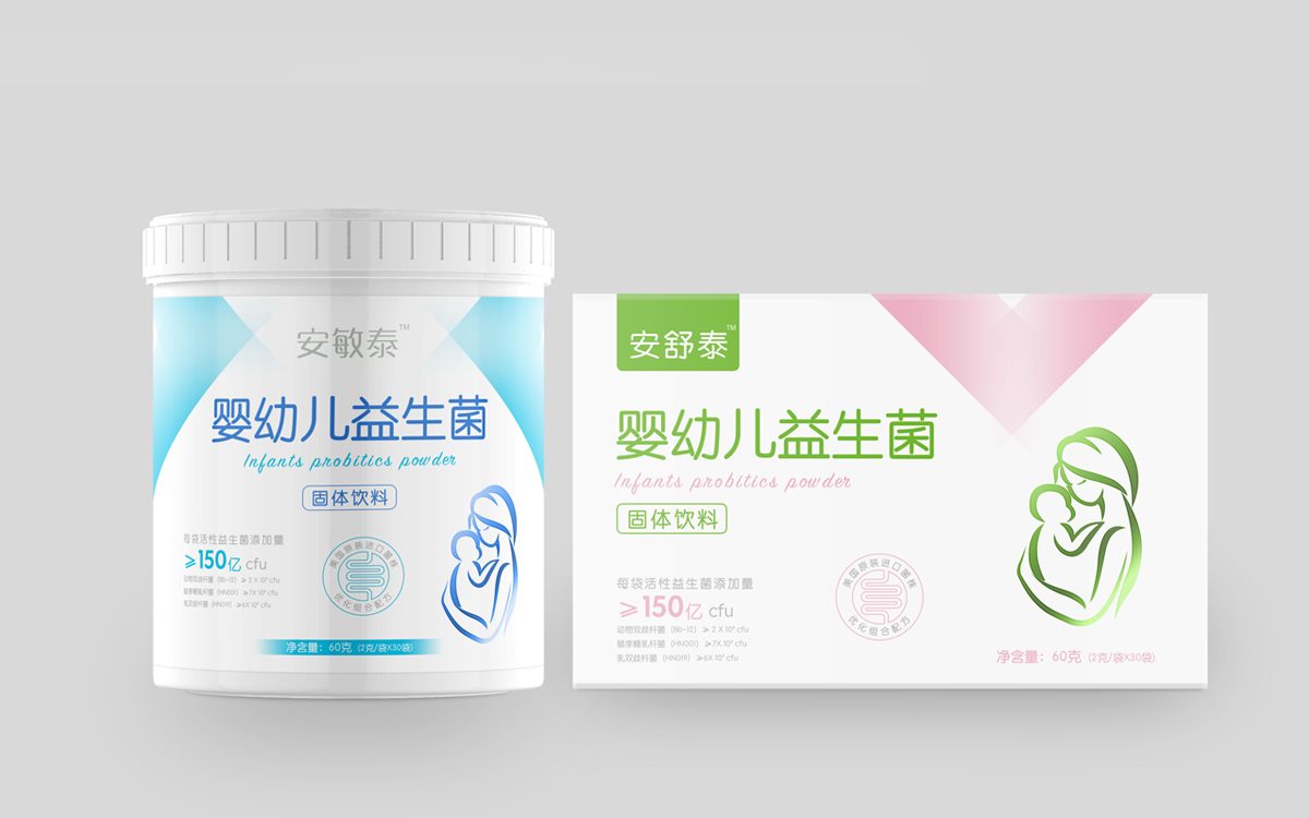 婴幼儿益生菌包装设计