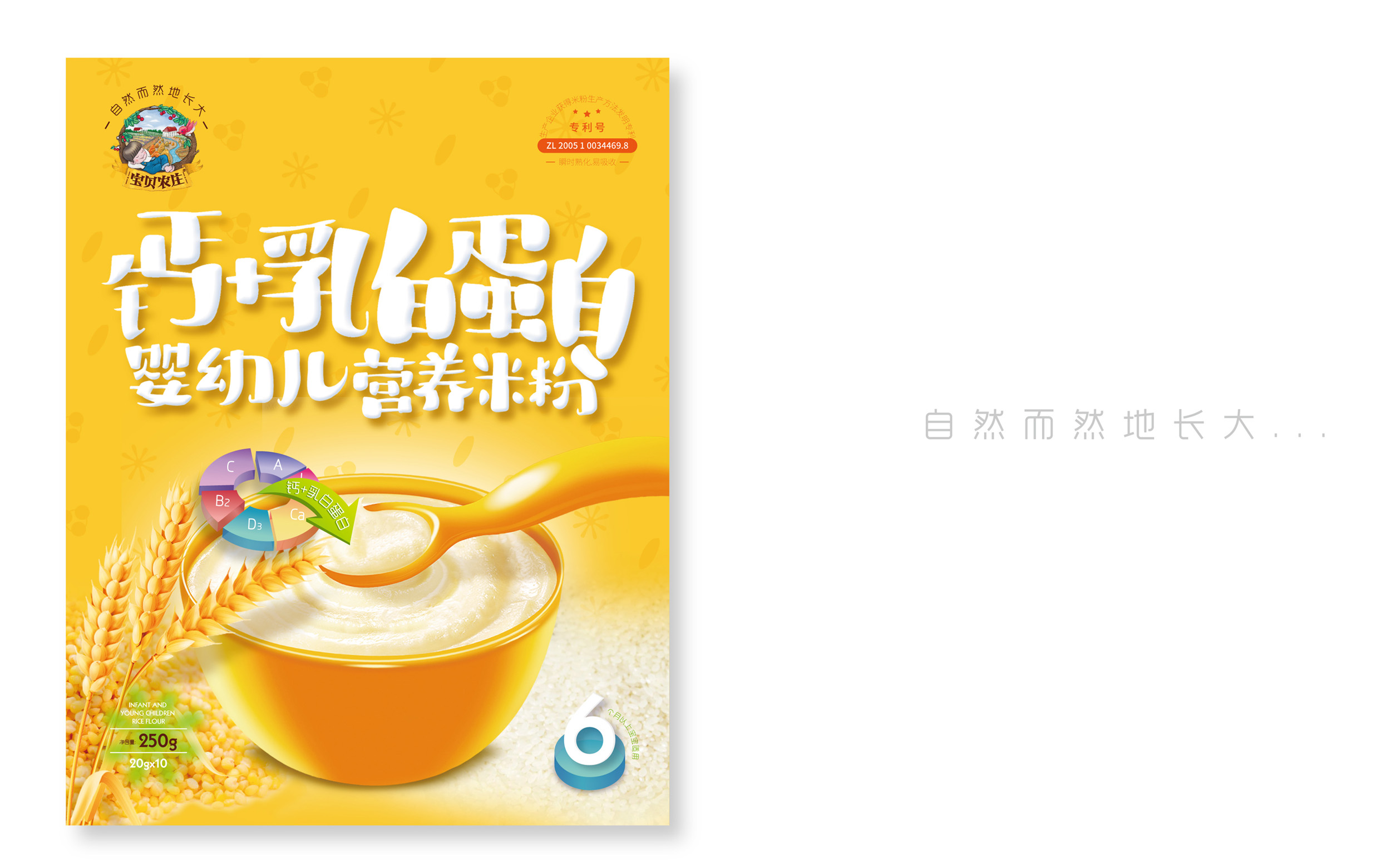 华氏宝贝婴幼儿米粉包装设计