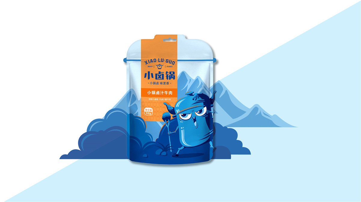 牛肉干包装设计图片