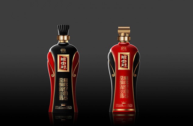 文化名酒经典的白酒瓶设计案例